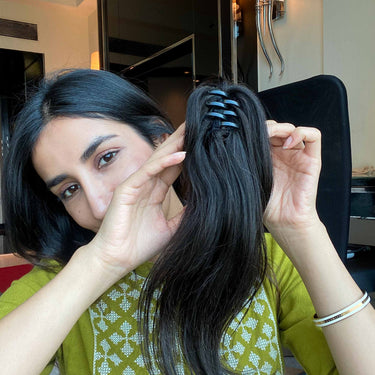 Small Clip-on Ponytail For Thin Hair| Nish Hair