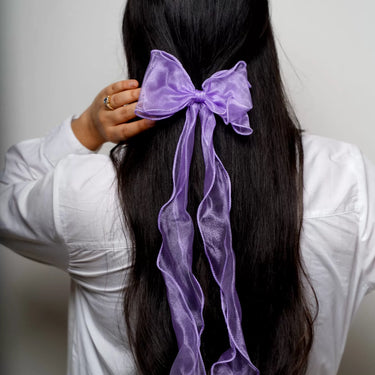 Princess Bows – Organza Ribbon Hair Clips