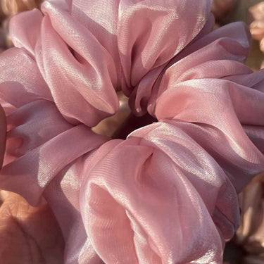 Blush Shimmer Pixie Scrunchie