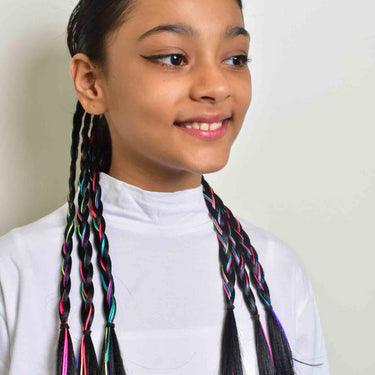 Neony Braids for Kids Set of 2| Hair Accessory | Nish Hair