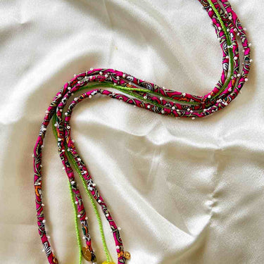 Beaded Looms Single Clip ins - Green | Nish Hair X Nirjari