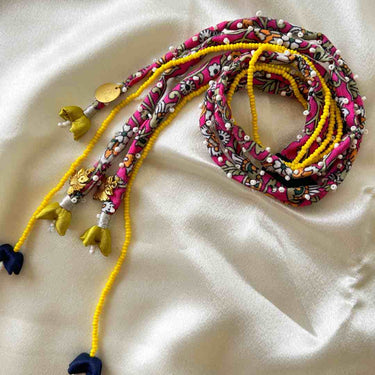 Beaded Looms Single Clip ins - Yellow | Nish Hair X Nirjari