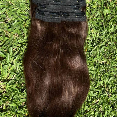 Chocolate Brown - Classic Hair - Clip In Hair | Nish Hair