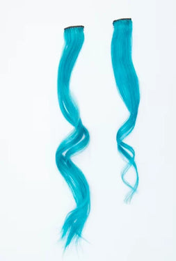 Unicorn Blue #Strandout- Coloured clip-In Hair| Nish Hair