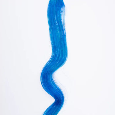 Electric Blue Hair Strand – #Strandout- Coloured clip-In Hair| Nish Hair